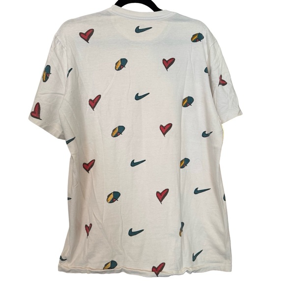 Nike Peace Love Swoosh Vintage All-Over Print Tee - Picture 2 of 4